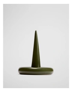 Alana Ring Holder in Dark Olive