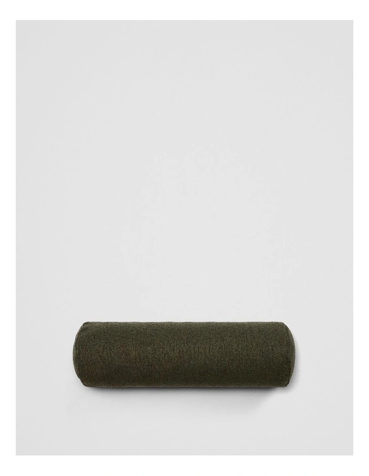 Reed Patio Bolster 17 X 17 X 55 Cushion in Dark Olive image 1