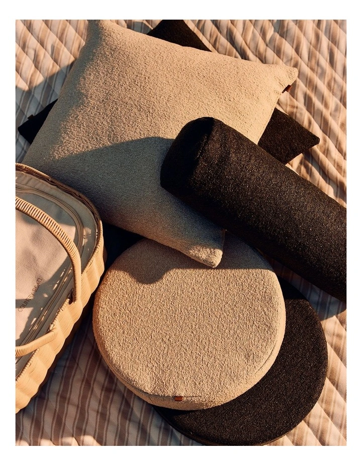 Reed Patio Bolster 17 X 17 X 55 Cushion in Dark Olive image 2