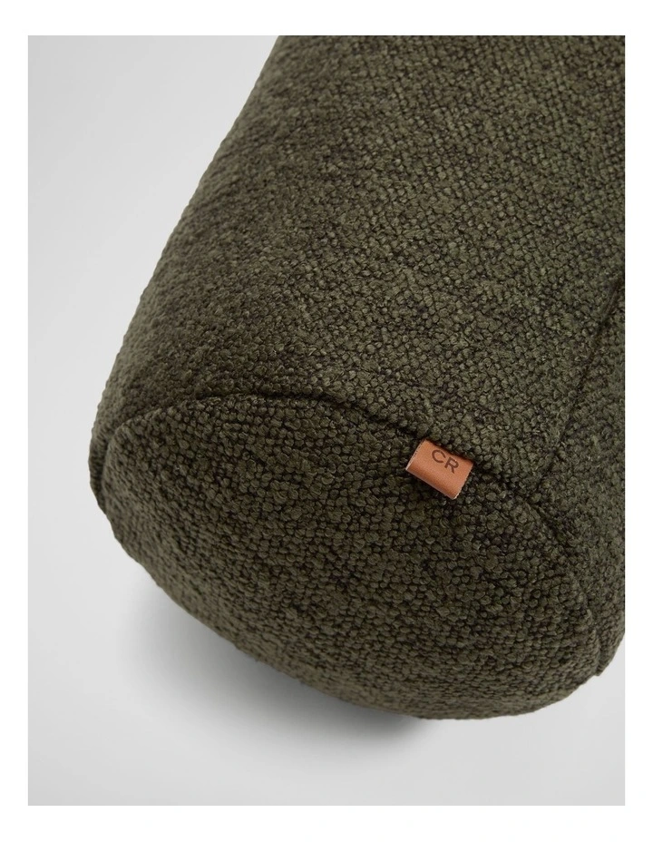 Reed Patio Bolster 17 X 17 X 55 Cushion in Dark Olive image 3