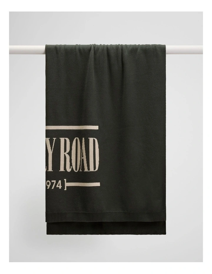 Cr Organically Grown Cotton Heritage Throw in Mineral Grey image 4