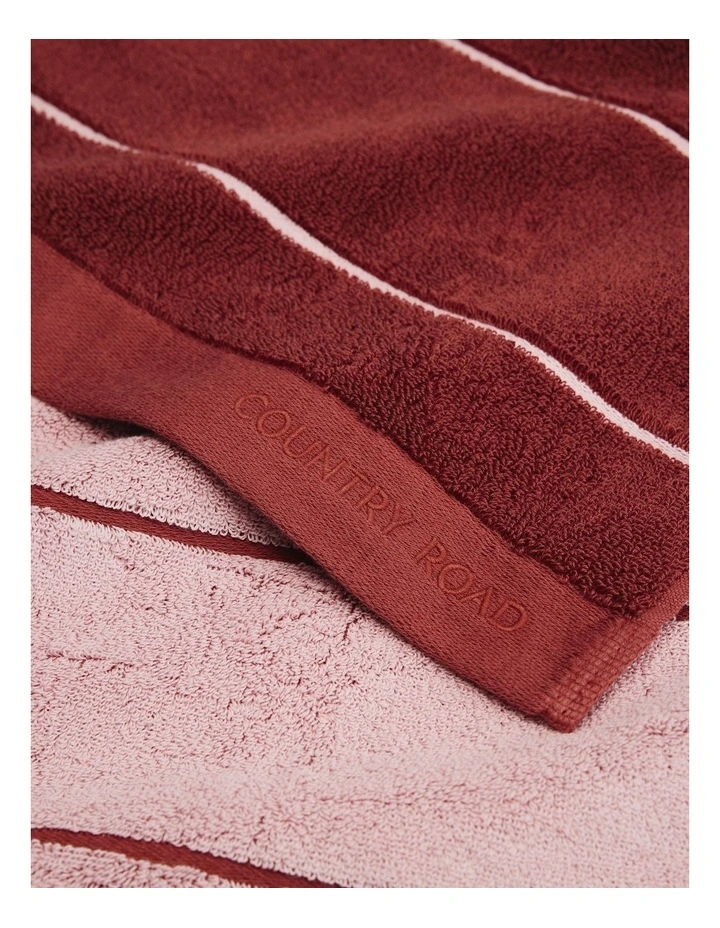 Harri Australian Cotton Hand Towel in Marsala image 2