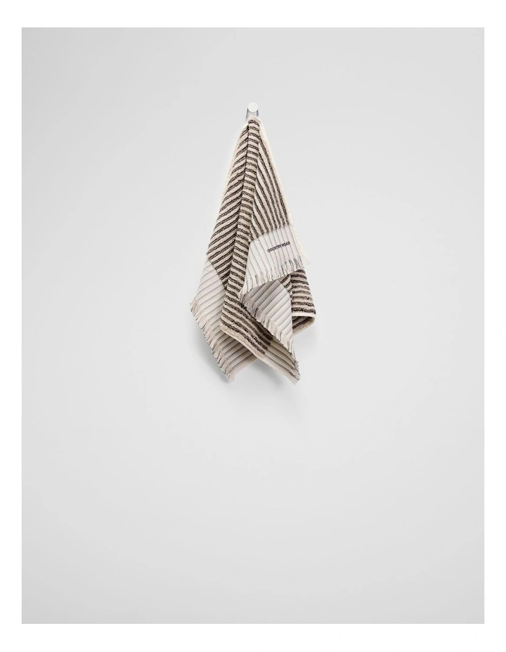 Morgan Australian Cotton Hand Towel in Charcoal image 1