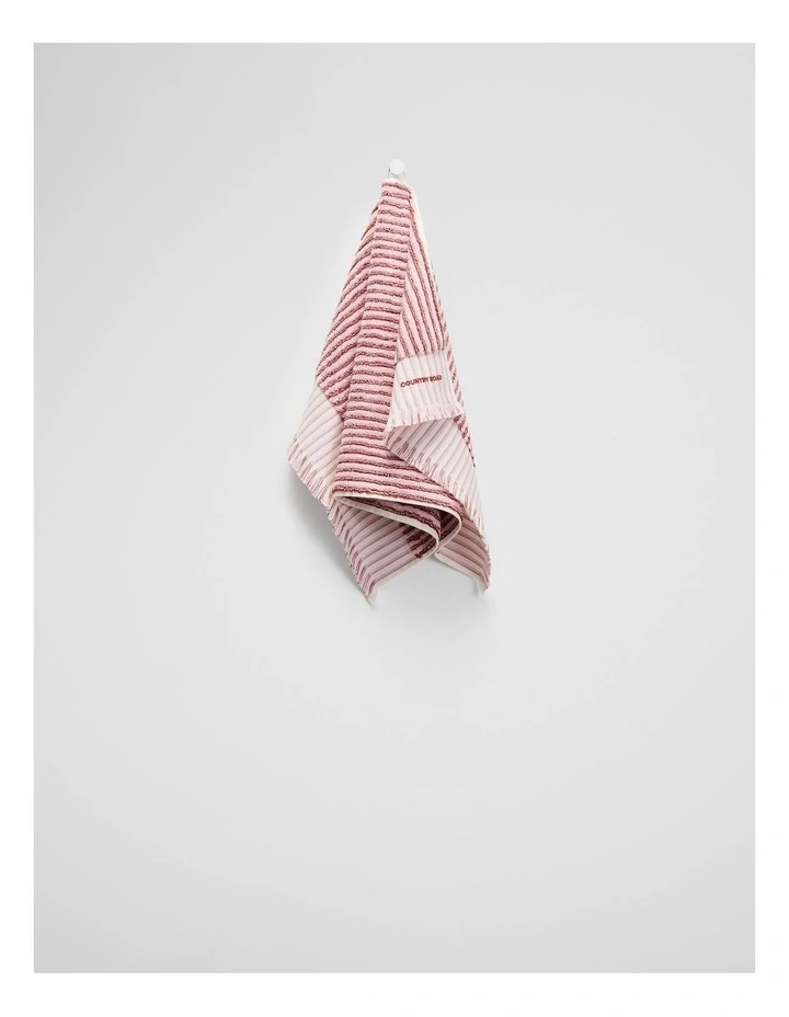 Morgan Australian Cotton Hand Towel in Dawn Pink image 1