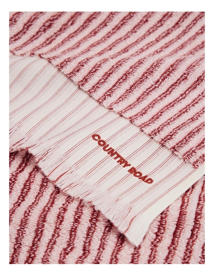 Morgan Australian Cotton Hand Towel in Dawn Pink image 2