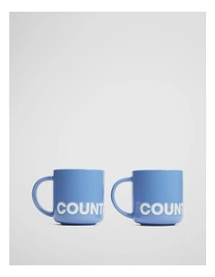 Demm Mug Set Of 2 in Cloud