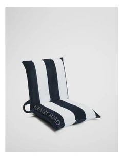 Beau Australian Cotton Beach Chair in Navy