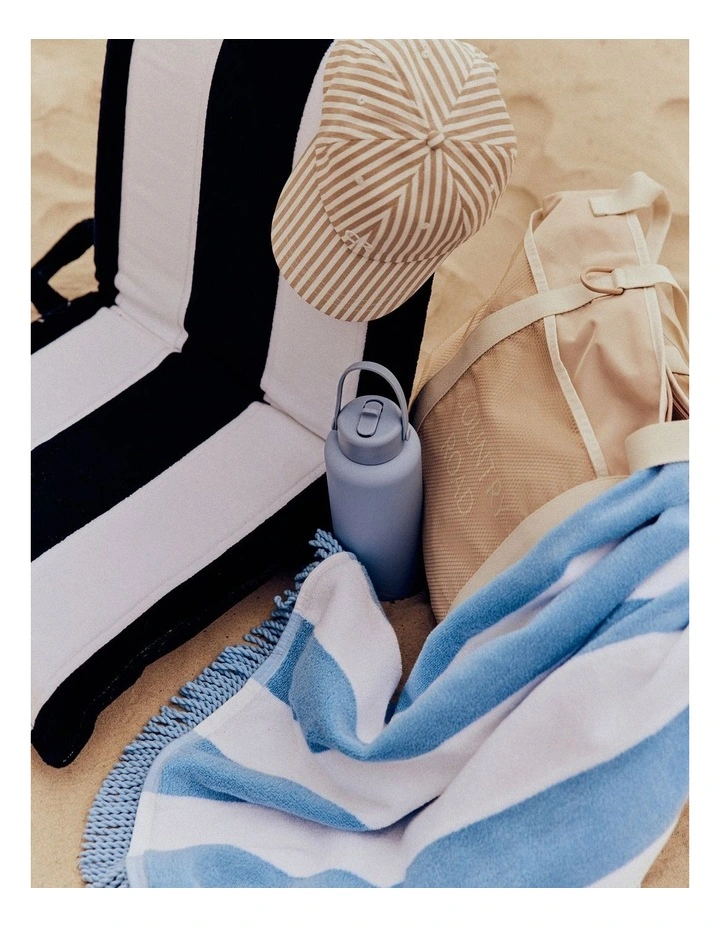 Beau Australian Cotton Beach Chair in Navy image 2