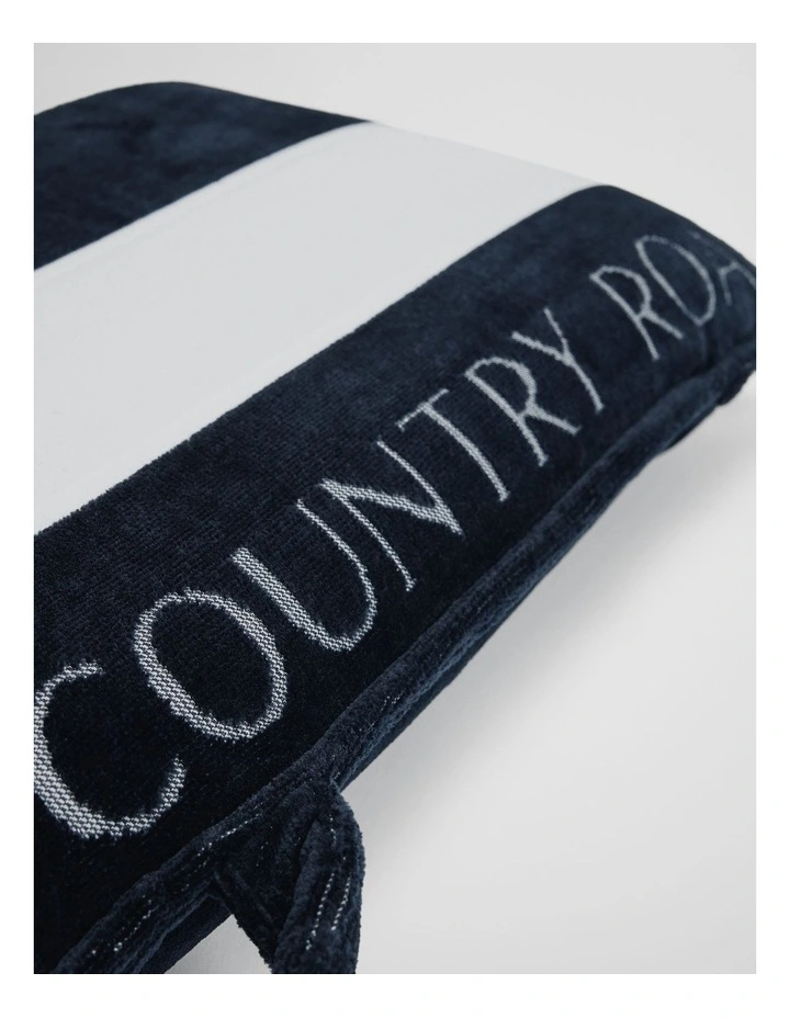 Beau Australian Cotton Beach Chair in Navy image 3