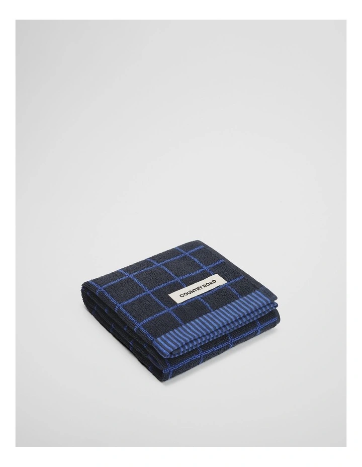 Bowen Australian Cotton Tea Towel in Navy image 1
