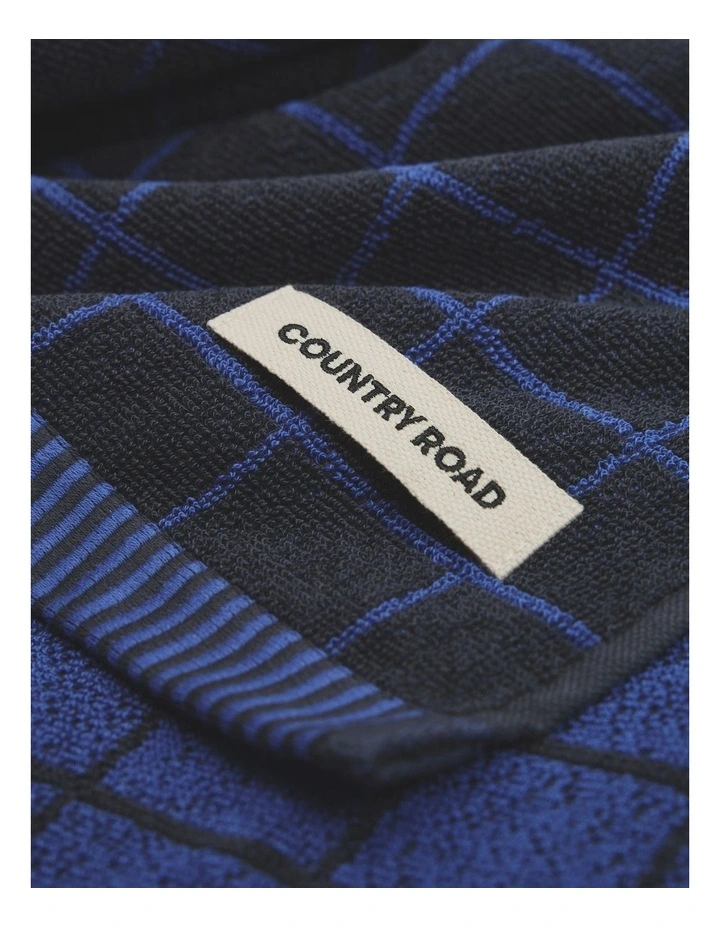 Bowen Australian Cotton Tea Towel in Navy image 2