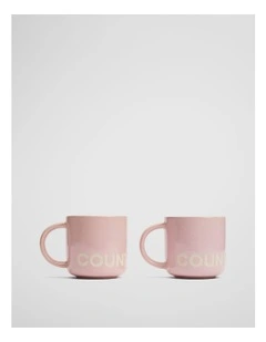 Demm Mug Set Of 2 in Bud