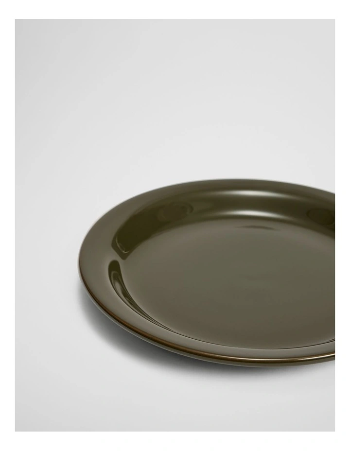 Shaye Side Plate in Dark Olive image 3