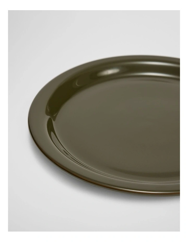 Shaye Dinner Plate in Dark Olive image 3