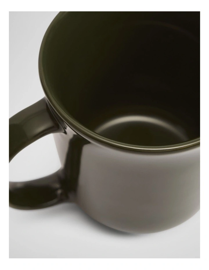 Shaye Mug in Dark Olive image 2