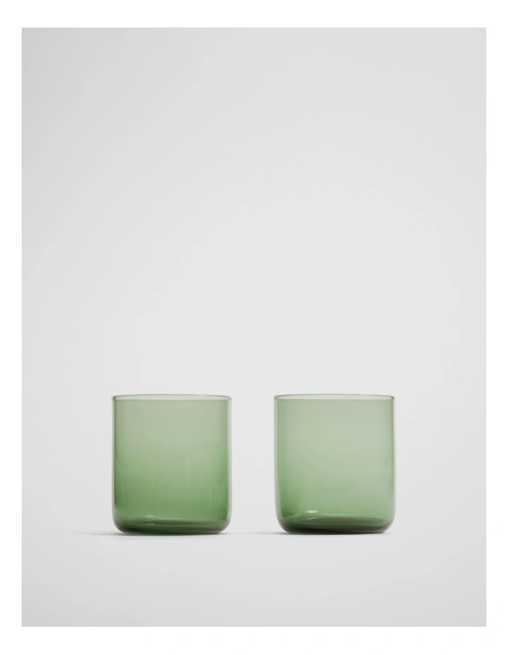 Lowe Tumbler Set Of 2 in Dark Olive image 1