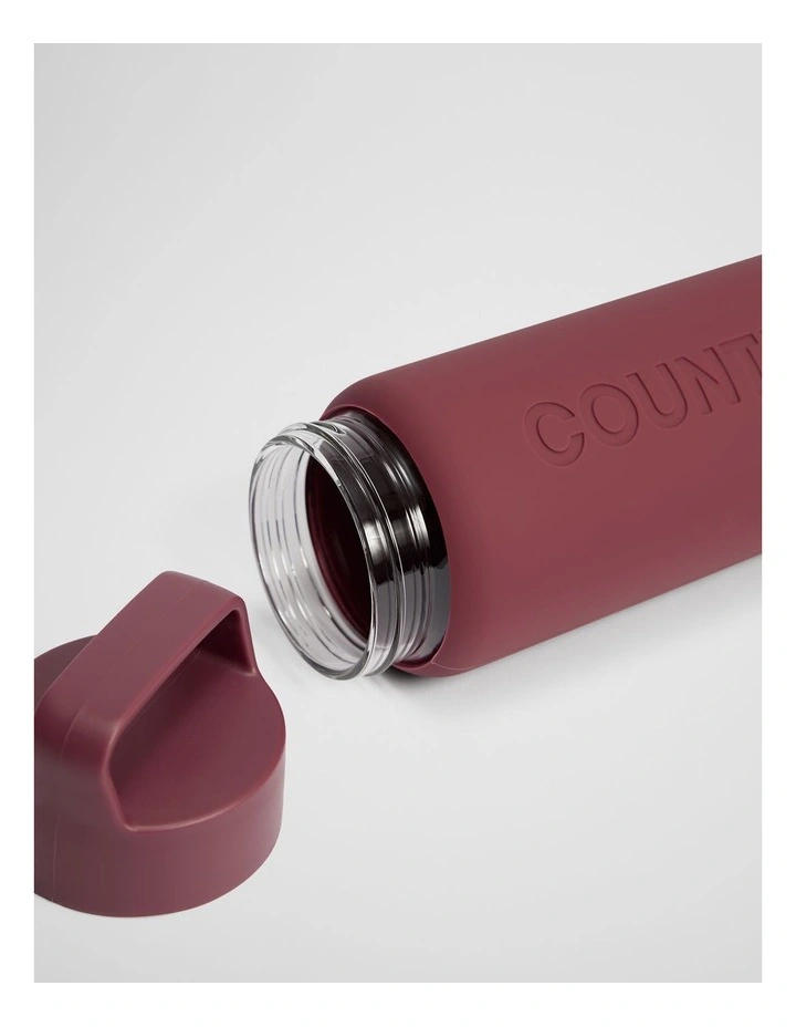 Nico Drink Bottle in Carmine image 2