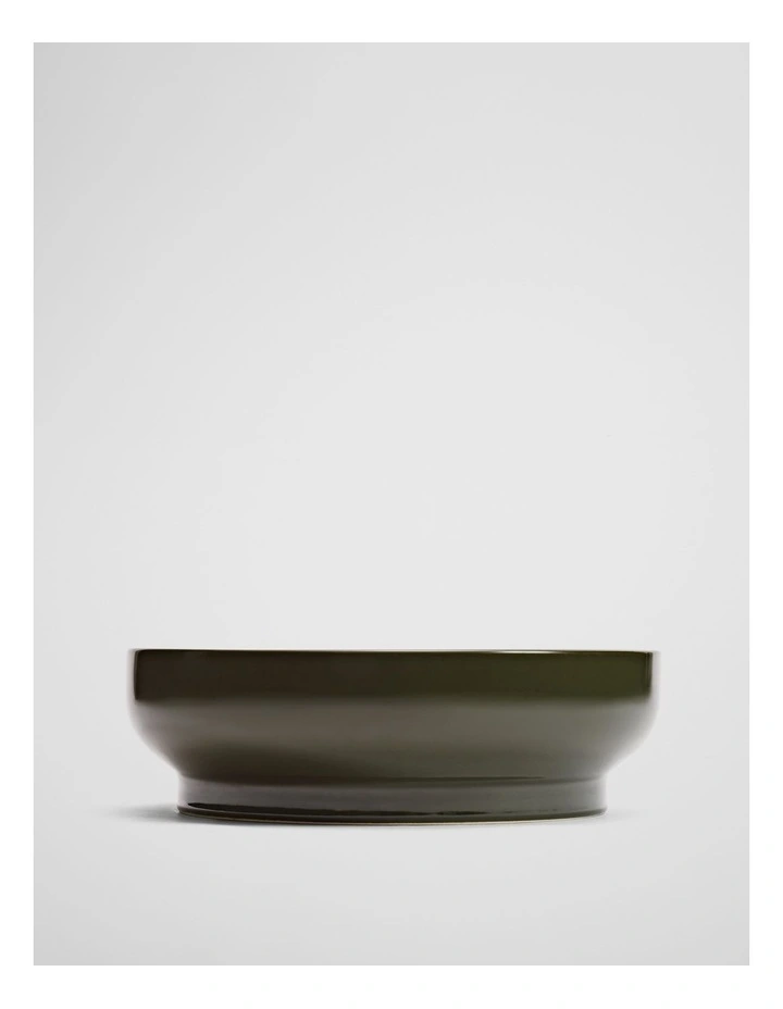 Dover Large Salad Bowl in Dark Olive image 1