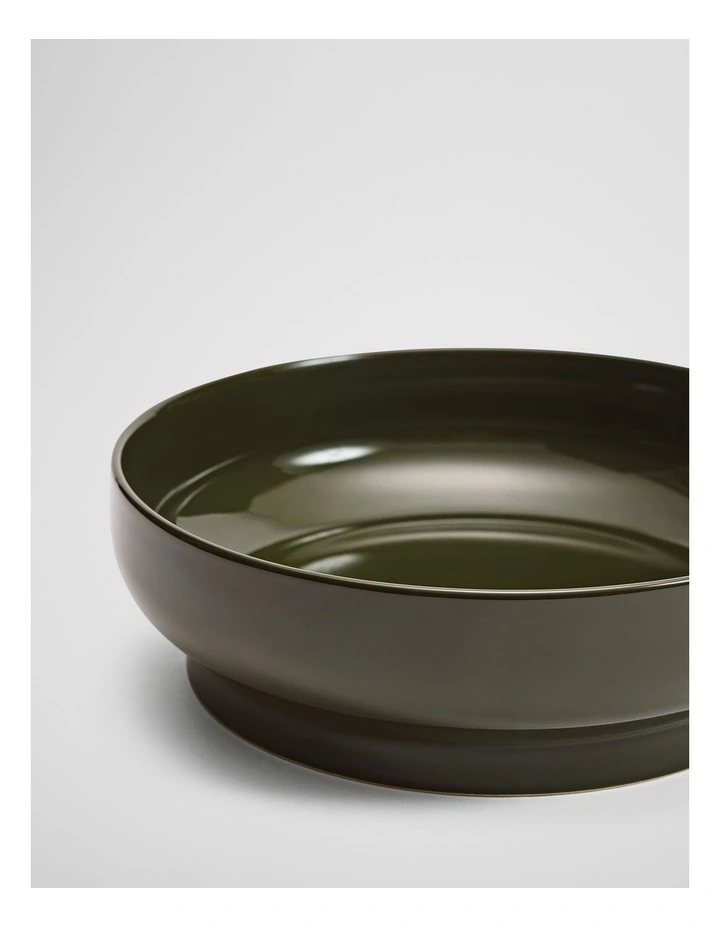 Dover Large Salad Bowl in Dark Olive image 3