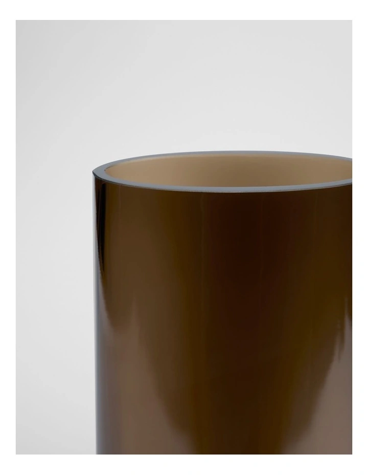 Karli Large Glass Vase in Dark Ash image 2