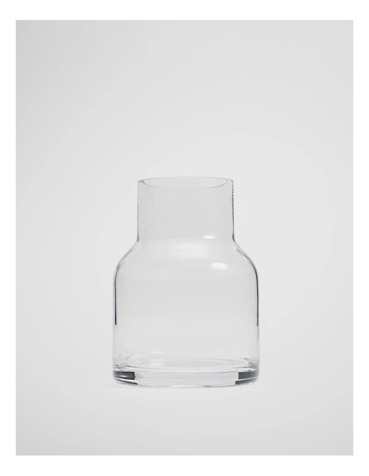 Darce Small Glass Vase in Clear image 1