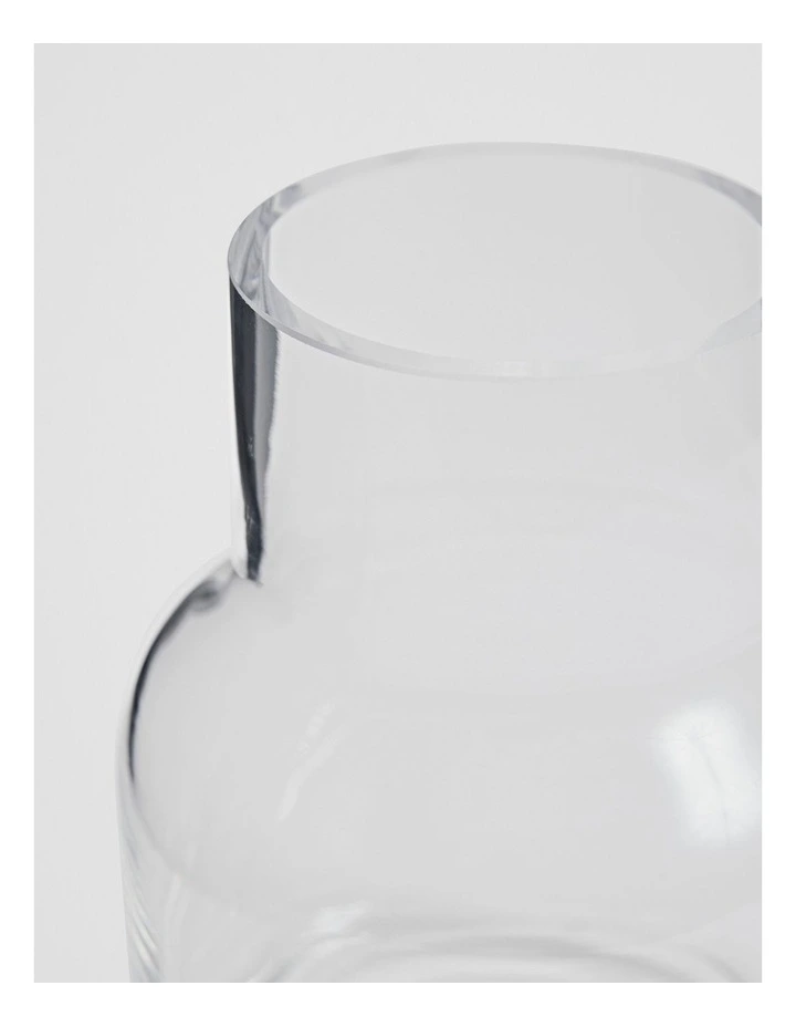 Darce Small Glass Vase in Clear image 2