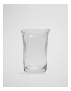 Pryn Medium Glass Vase in Clear