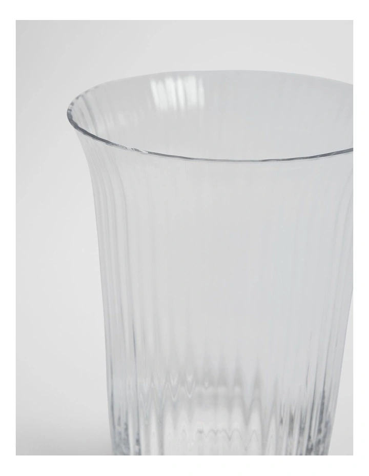 Pryn Medium Glass Vase in Clear image 3