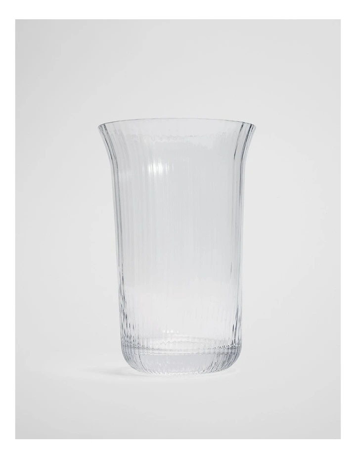 Pryn Large Glass Vase in Clear image 1