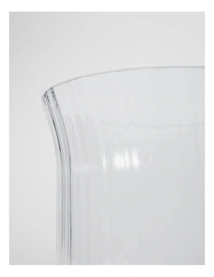 Pryn Large Glass Vase in Clear image 2