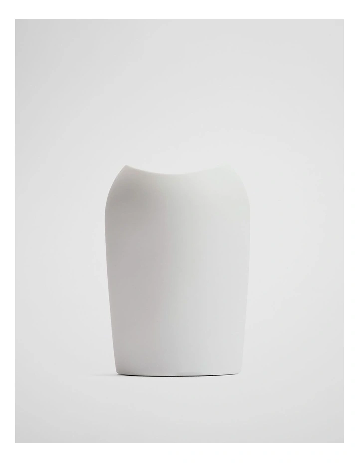 Cape Large Vase in Snow image 1