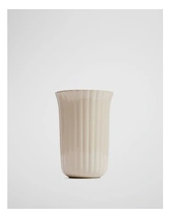 Pryn Small Stoneware Vase in Natural