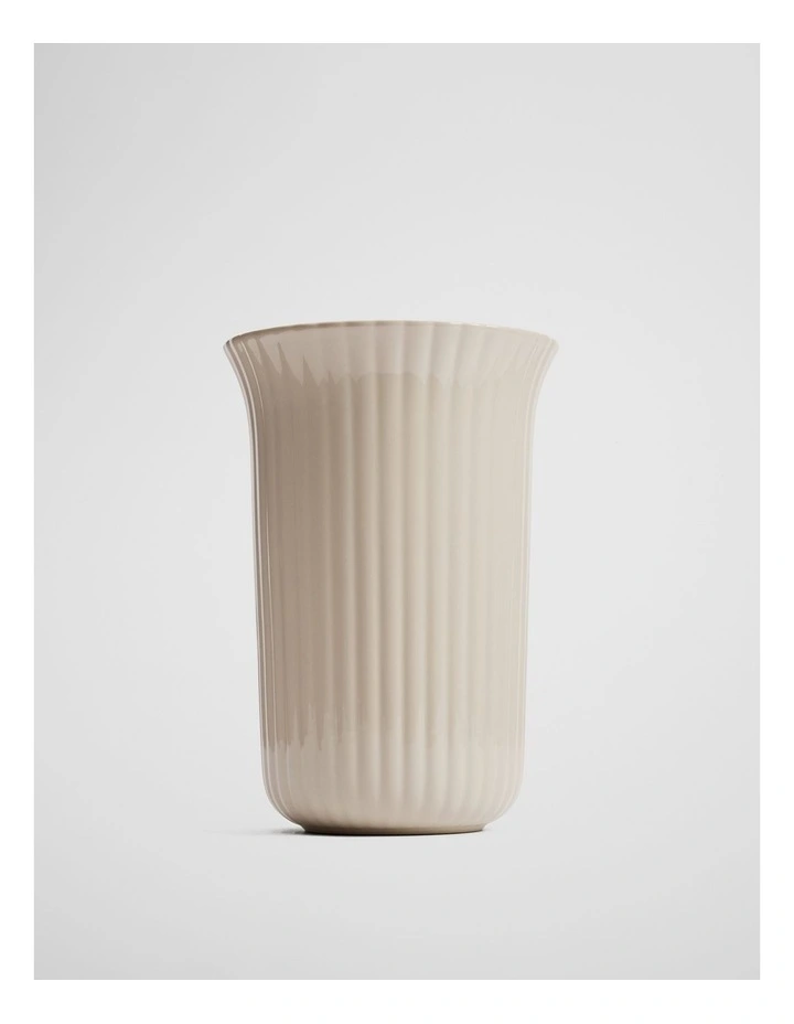 Pryn Medium Stoneware Vase in Natural image 1