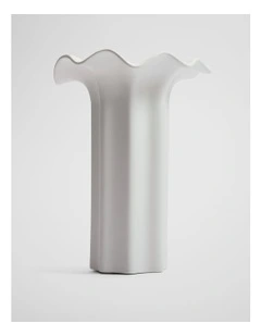 Celeste Large Vase in Snow