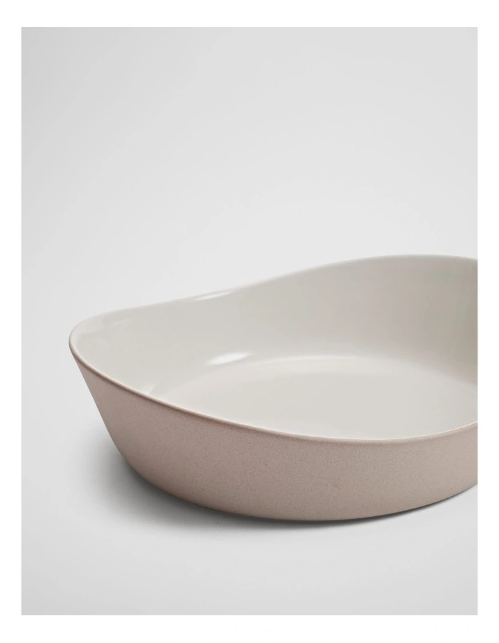 Joan Stoneware Decorator Bowl in Natural image 2