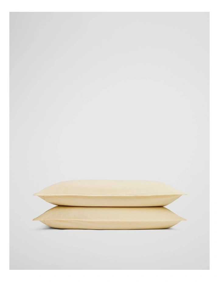 Brae Australian Cotton Pillowcase Pair in Yarrow image 1