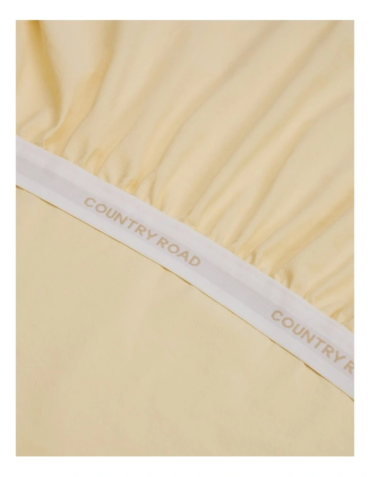 Brae Australian Cotton Queen Fitted Sheet in Yarrow image 1