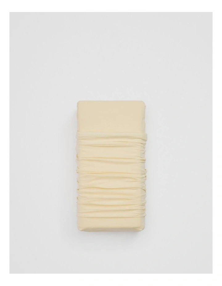 Brae Australian Cotton King Fitted Sheet in Yarrow image 2