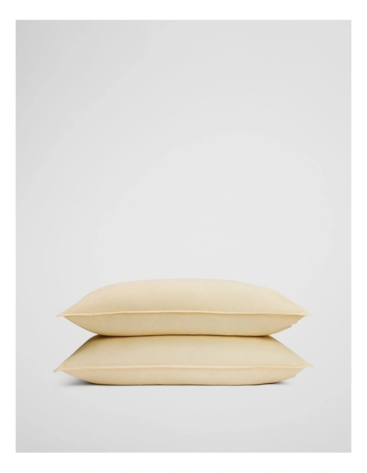 Brae Australian Cotton King Pillowcase Pair in Yarrow image 1