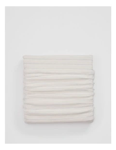 Skye Organically Grown Linen Queen Quilt Cover in Ciel Blue Stripe