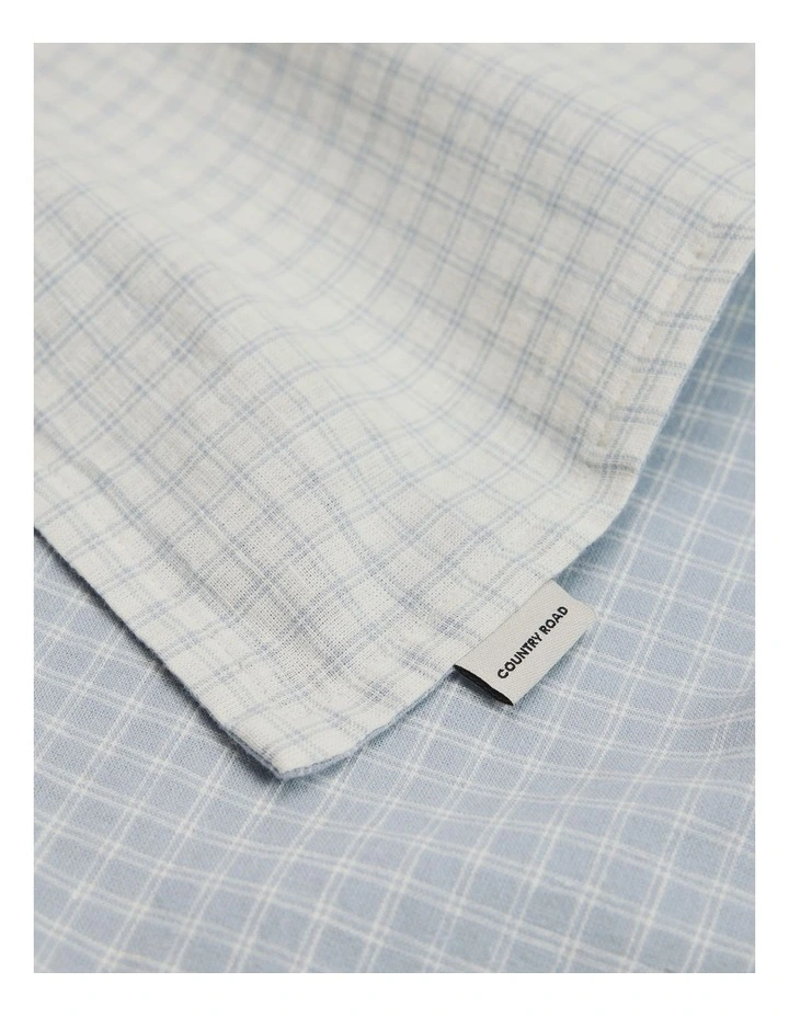 Remy King Quilt Cover in Ciel Blue image 2