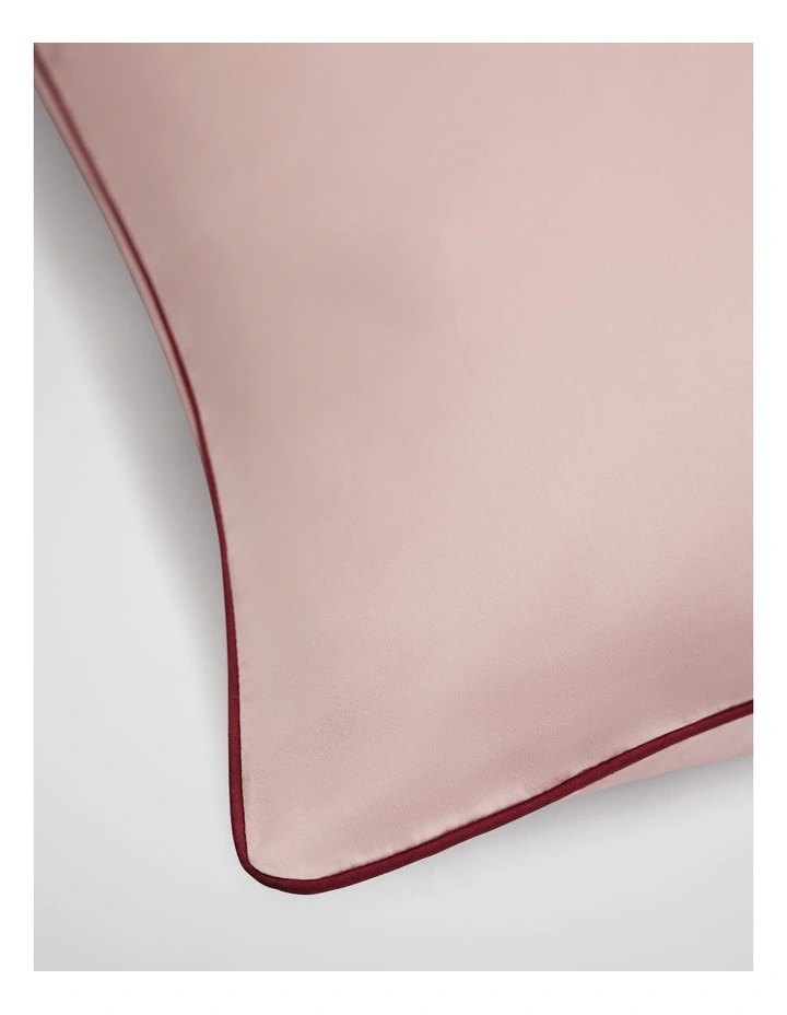 Dita Organically Grown Cotton Standard Pillow Case Pair in Bud image 3