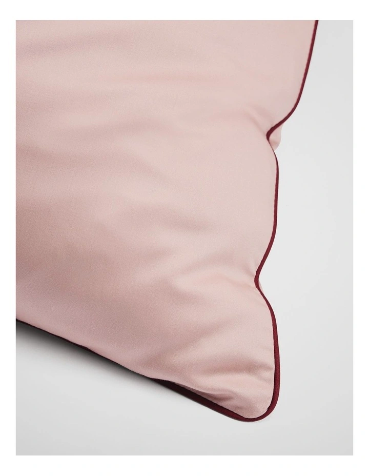 Dita Organically Grown Cotton European Pillowcase in Bud image 2