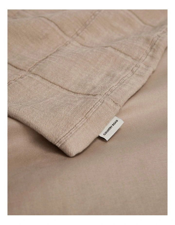 Rae King Quilt Cover in Natural image 2