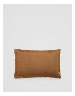 Grove Organically Grown Linen 35x60 Cushion in Umber