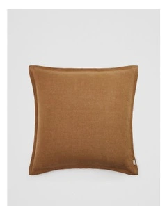 Grove Organically Grown Linen 60x60 Cushion in Umber