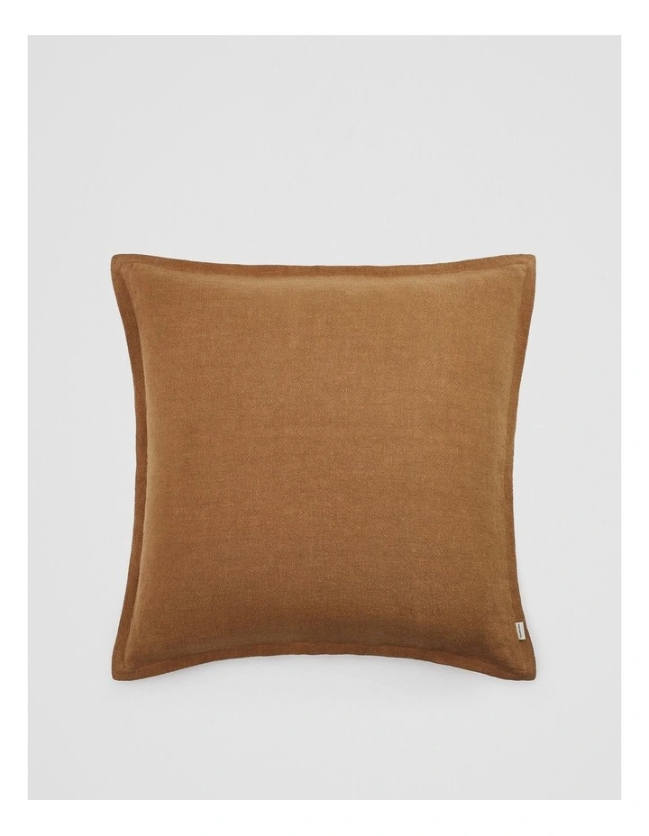 Grove Organically Grown Linen 60x60 Cushion in Umber image 1