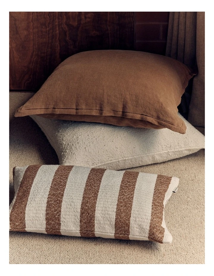 Grove Organically Grown Linen 60x60 Cushion in Umber image 2