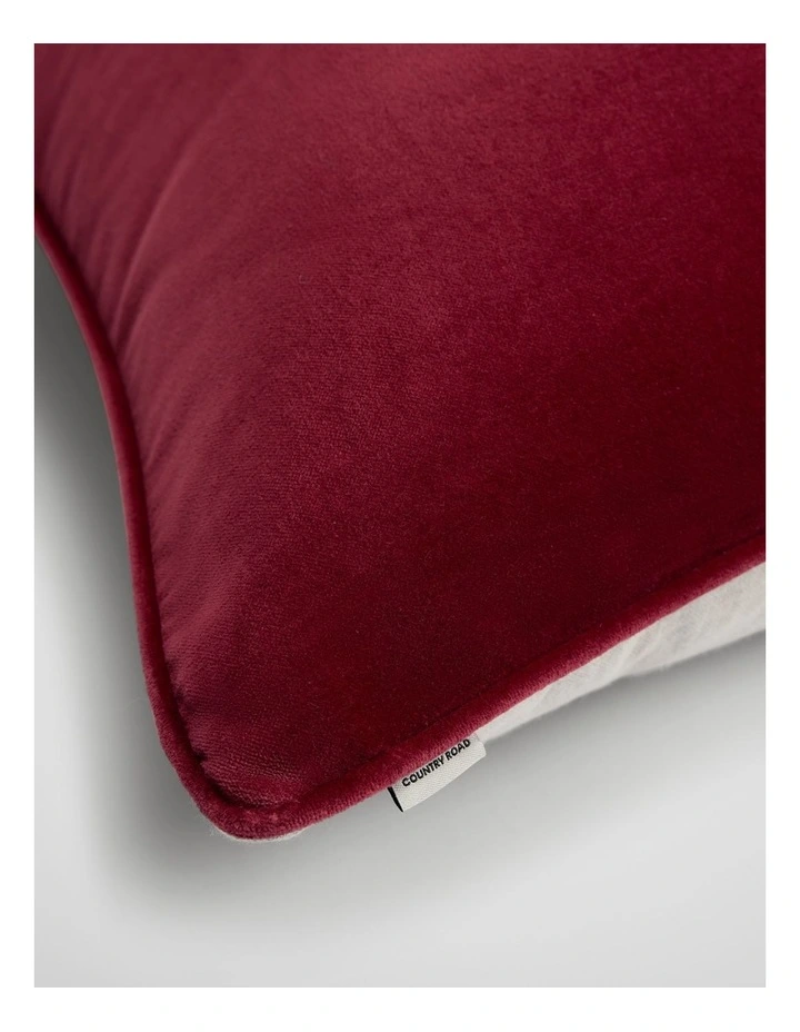 Camille 55x55 Cushion in Carmine image 2