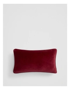 Camille 35x60 Cushion in Carmine